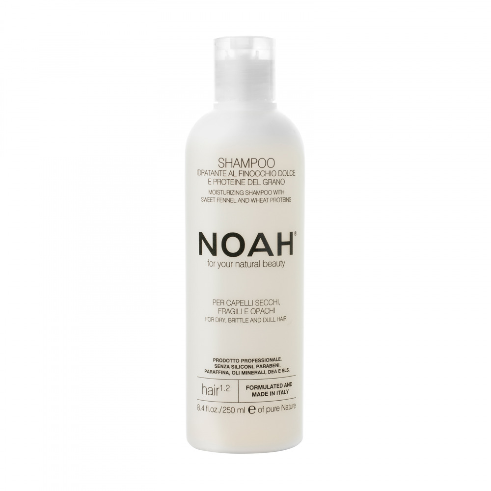 Prodotti naturali per capelli secchi - Shampoo Naturale per capelli opachi e secchi_NOAH 250ml