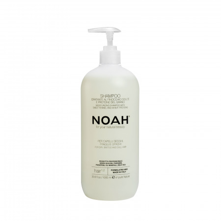 Prodotti naturali per capelli secchi - Shampoo Naturale per capelli opachi e secchi_NOAH_1000ml